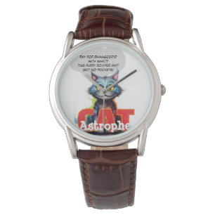 KatAstrophe „Keine Taschen“ Chaos Posse eWatch Armbanduhr