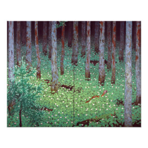 Katayama Bokuyo Mori Forest Poster