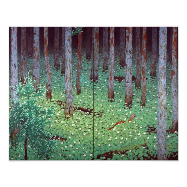 Katayama Bokuyo Mori Forest Poster (Vorne)