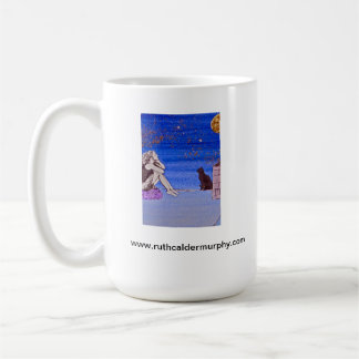 Kate auf der Dachspitze - Fantasie-Selbstporträt Kaffeetasse