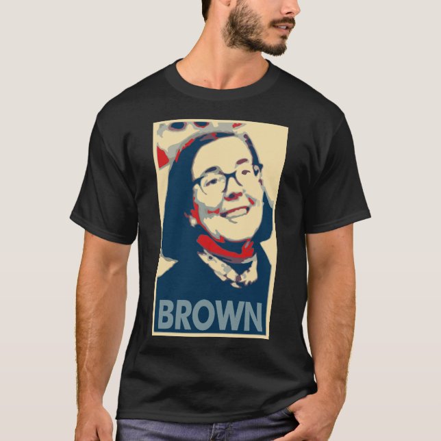 Kate Brown Plakat-politische Parodie T-Shirt (Vorderseite)