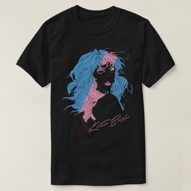 Kate Bush 80er Style Original Design T-Shirt (Design vorne)