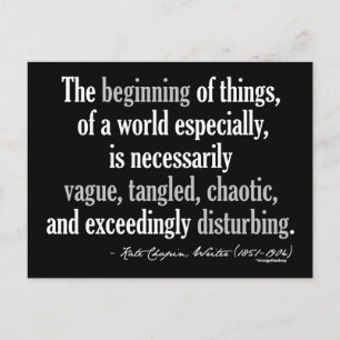 Kate Chopin Zitat Postkarte