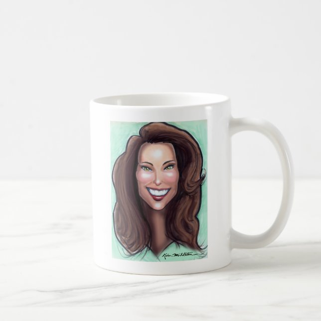 Kate Middleton Caricature Kaffeetasse (Rechts)