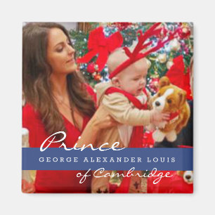 Kate Middleton Prinz George Christmas Magnet