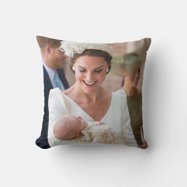 Kate Middleton und Prince Louis Kissen (Vorderseite)