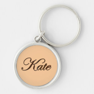 KATE-Namensmarke Geschenkkette oder Zipper-ziehen Schlüsselanhänger
