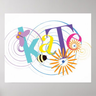 Kate Poster, weißer Hintergrund Poster