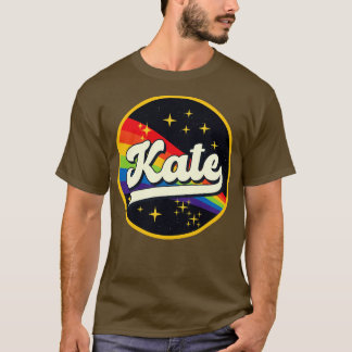 Kate Rainbow in Space Vintag Style T-Shirt