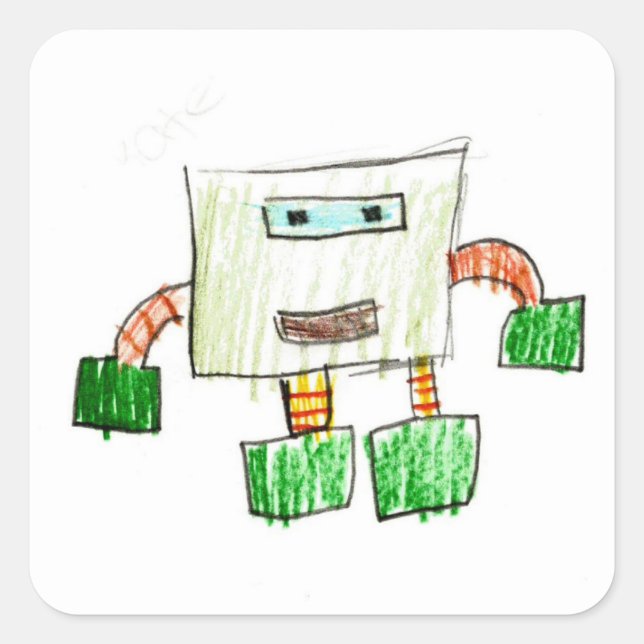 Kate: Square Sticker (Vorderseite)