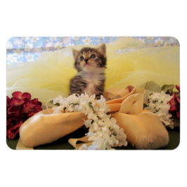 Kate the Ballerina Kitten - Cat Magnet