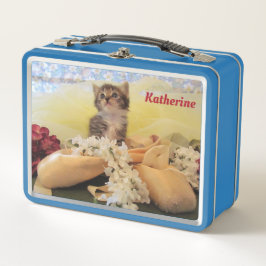 Kate the Ballerina Kitten / Katze Metall Brotdose