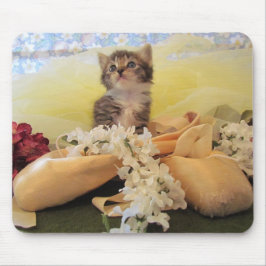 Kate the Ballerina Kitten - Mouse Pad Mousepad