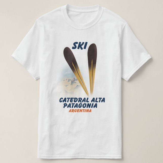 Katedral Alta Patagonia, Argentiniens Skipposter T-Shirt (Design vorne)