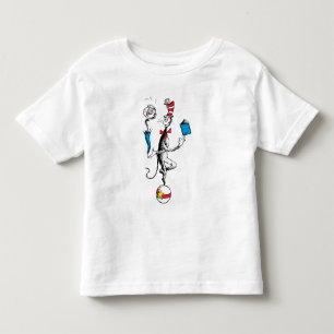Kater im Hut beim Balanceakt Kleinkind T-shirt
