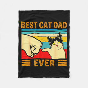 Kater Papa Lustig Katzenliebhaber-Geschenk Fleecedecke