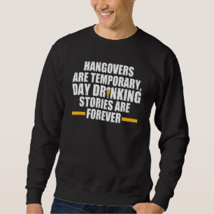 Kater sind Tag trinken Weingläser Tag drinki Sweatshirt