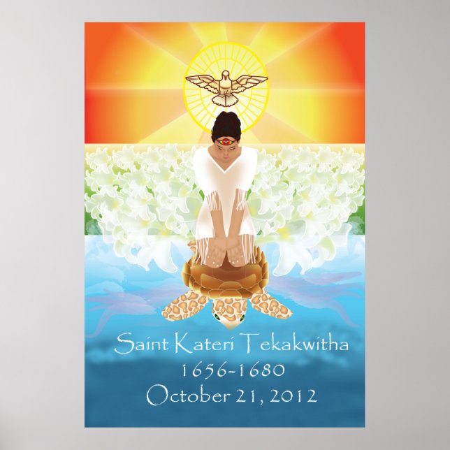 Kateri Tekakwitha ein Poster (Vorne)