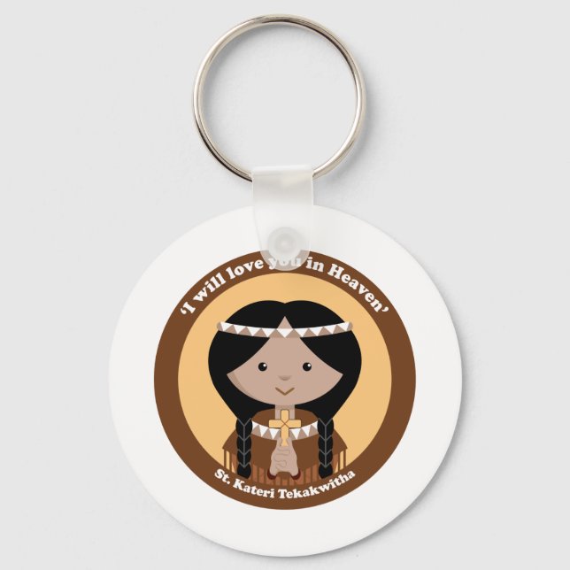 Kateri Tekakwitha Schlüsselanhänger (Vorderseite)