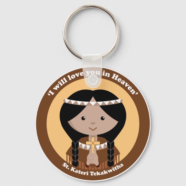 Kateri Tekakwitha Schlüsselanhänger (Vorderseite)