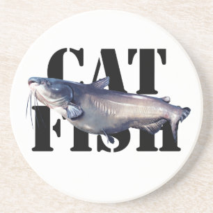 Katfisch Getränkeuntersetzer