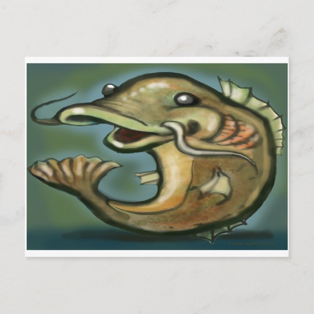 Katfisch Postkarte (Vorderseite)