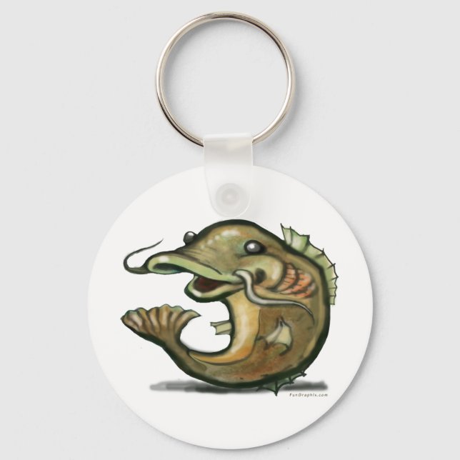 Katfisch Schlüsselanhänger (Vorderseite)