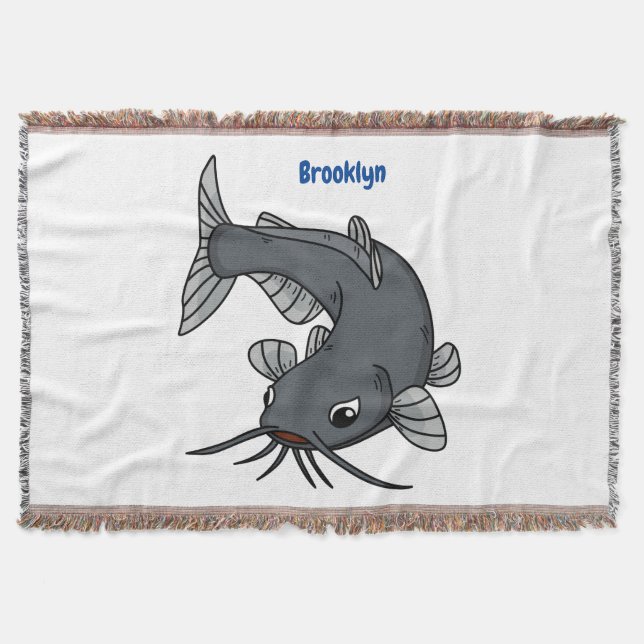 Katfish Cartoon Illustration Decke (Vorderseite)