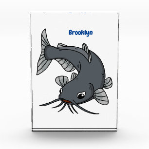Katfish Cartoon Illustration Fotoblock