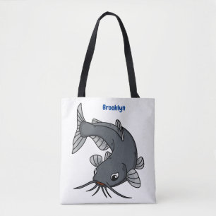 Katfish Cartoon Illustration Tasche