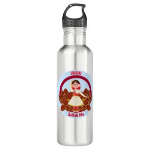 Kathak Dance Water Flasche mit Namen Edelstahlflasche