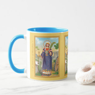 Katharina von Alexandria in ägyptischem Kleid Tasse