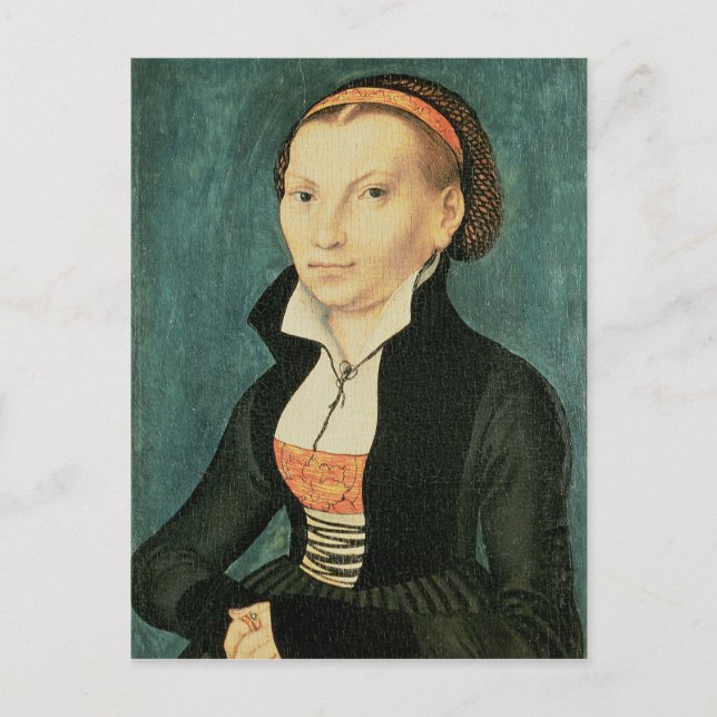 Katharina von Bora, künftige Ehefrau von Martin Postkarte (Vorderseite)