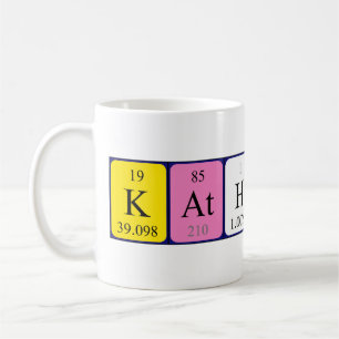 Katharine Namen-Tasse periodischer Tabelle Kaffeetasse