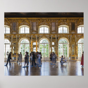 Katharinenpalast, Detail der Großen Halle Poster