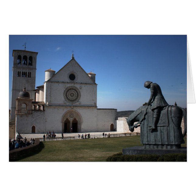 Kathedrale Assisi (italienisch: Cattedrale di Assi (Vorderseite (Horizontal))