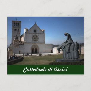 Kathedrale Assisi (italienisch: Cattedrale di Assi Postkarte