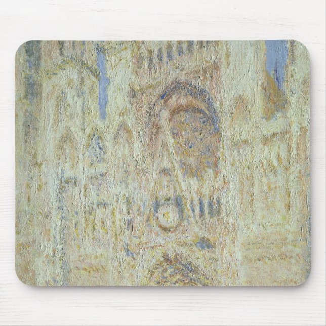Kathedrale Claude Monets | Rouen an Mousepad (Vorne)