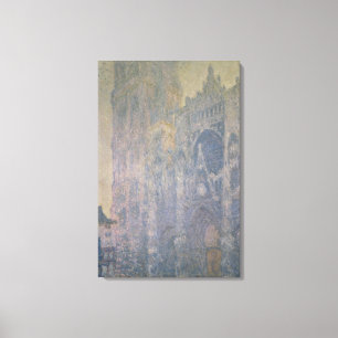 Kathedrale Claude Monets Rouen, Harmonie im Weiß Leinwanddruck