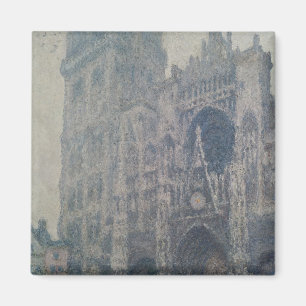 Kathedrale Claude Monets   Rouen, nach Westen Magnet