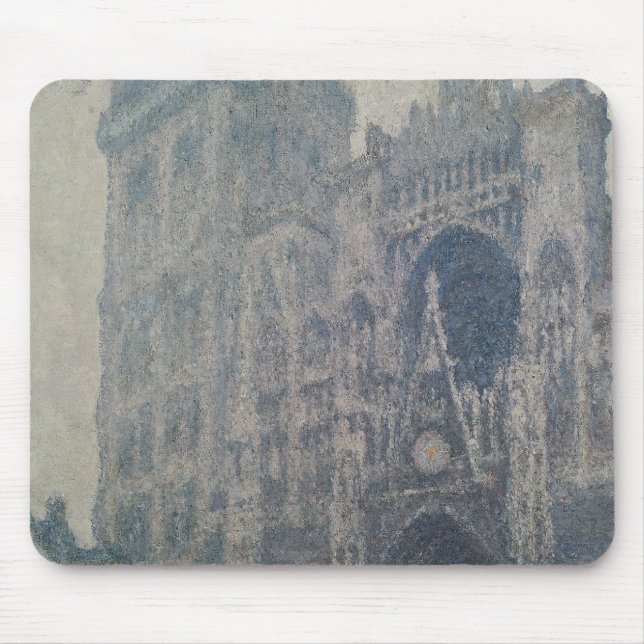 Kathedrale Claude Monets | Rouen, nach Westen Mousepad (Vorne)