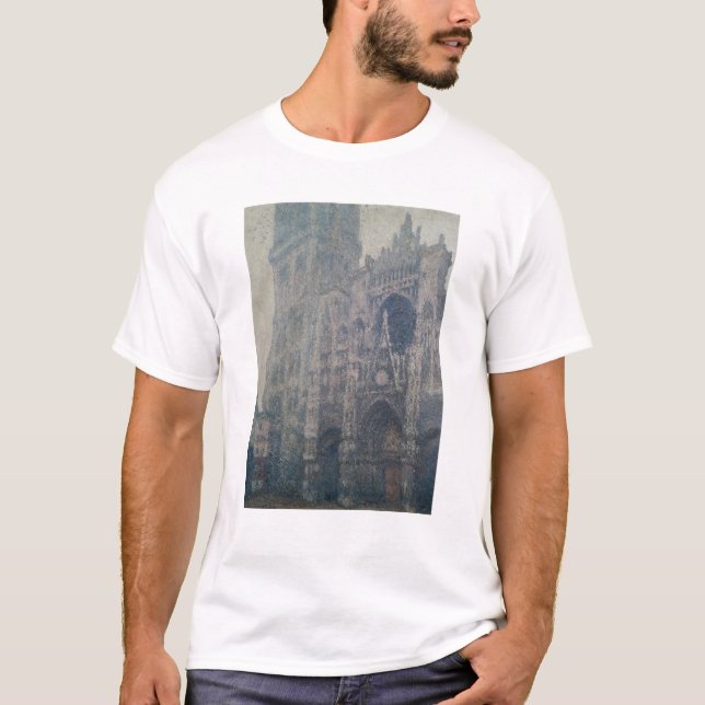Kathedrale Claude Monets | Rouen, nach Westen T-Shirt (Vorderseite)