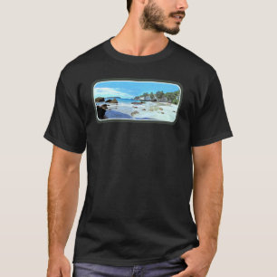 Kathedrale Cove Coromandel Neuseeland Kiwi Strand T-Shirt