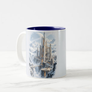 Kathedrale der Stille Zweifarbige Tasse
