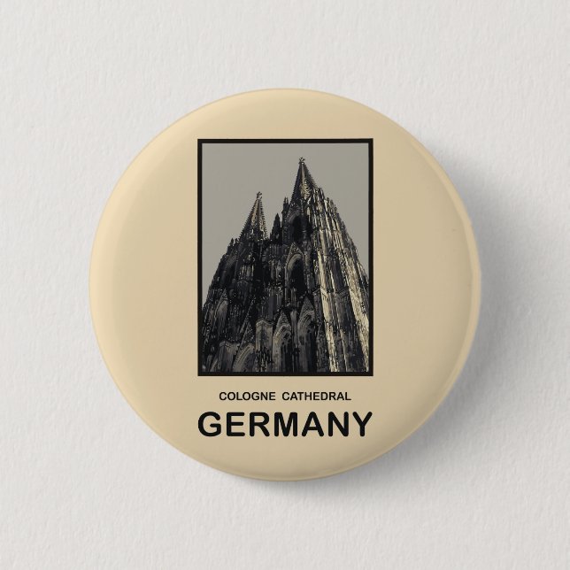 Kathedrale Deutschlands Köln Button (Vorderseite)