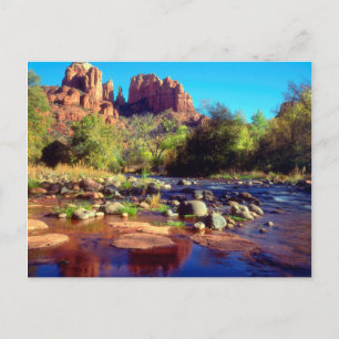 Kathedrale Felsen reflektieren aus Eichengracht Postkarte