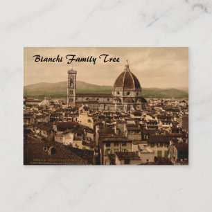 Kathedrale Florenz, Toskana, Italien Visitenkarte