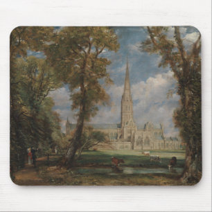 Kathedrale John Constables Salisbury vom Bish Mousepad