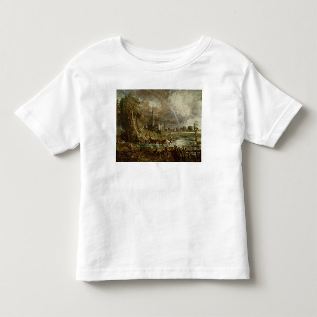 Kathedrale John Constables | Salisbury vom Met Kleinkind T-shirt (Vorderseite)