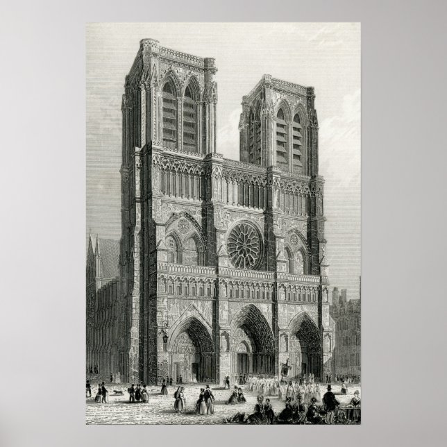 Kathedrale Notre Dame, Paris Poster (Vorne)